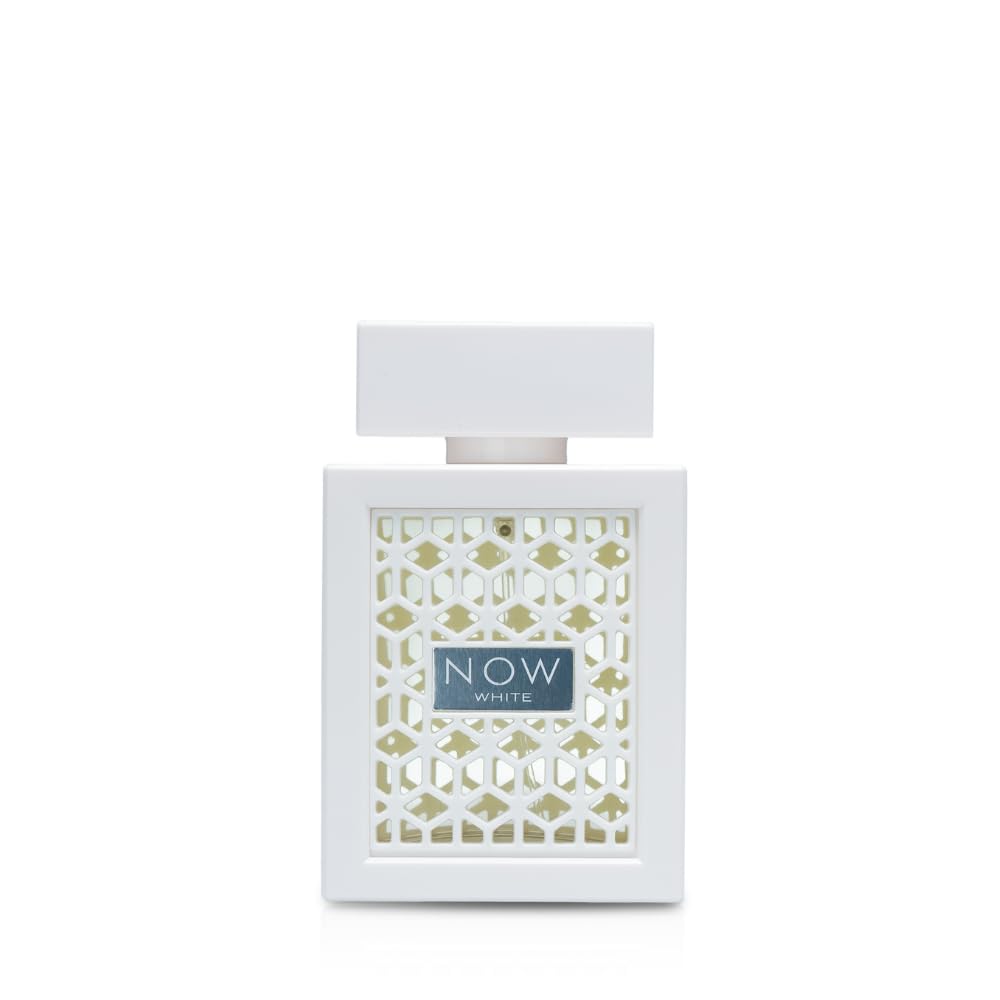 Lattafa Rave Now White Eau de Parfum Spray for Unisex, 3.4 Ounce