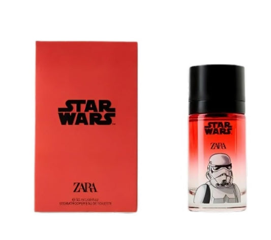Zara Stars Warrs Stormtrooper Boys Kids' Perfume Eau de Toilette Spray, 50ml (1.69 fl oz) Bold & Galactic Scent