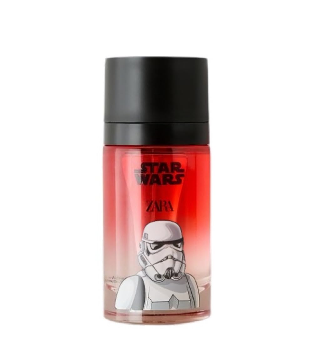 Zara Stars Warrs Stormtrooper Boys Kids' Perfume Eau de Toilette Spray, 50ml (1.69 fl oz) Bold & Galactic Scent