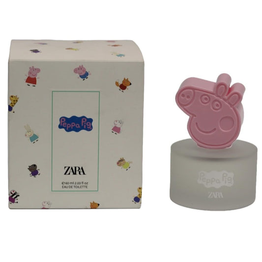 Zara Pepa Pig Kids Perfume Eau de Toilette Fresh Aura Scent Perfect Fragrance 60ml (2.03 fl oz)