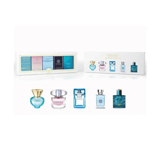 Versace Perfume Collection - Eros, Bright Crystal, Dylan Blue & More 5 Piece Set