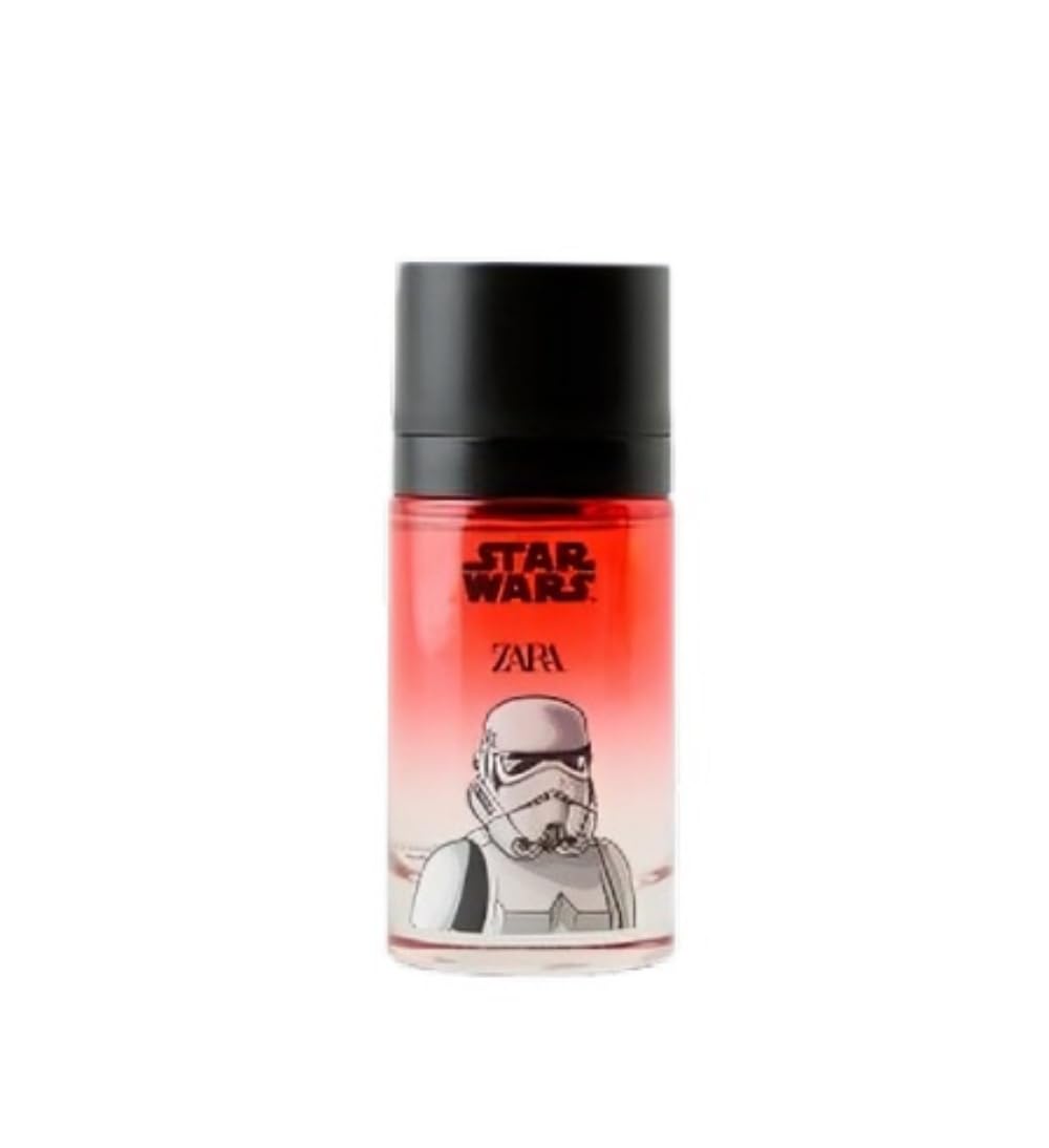Zara Stars Warrs Stormtrooper Boys Kids' Perfume Eau de Toilette Spray, 50ml (1.69 fl oz) Bold & Galactic Scent