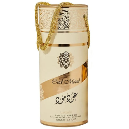 Lattafa Perfumes Oud Mood for Unisex Eau de Parfum Spray, 3.4 Ounce