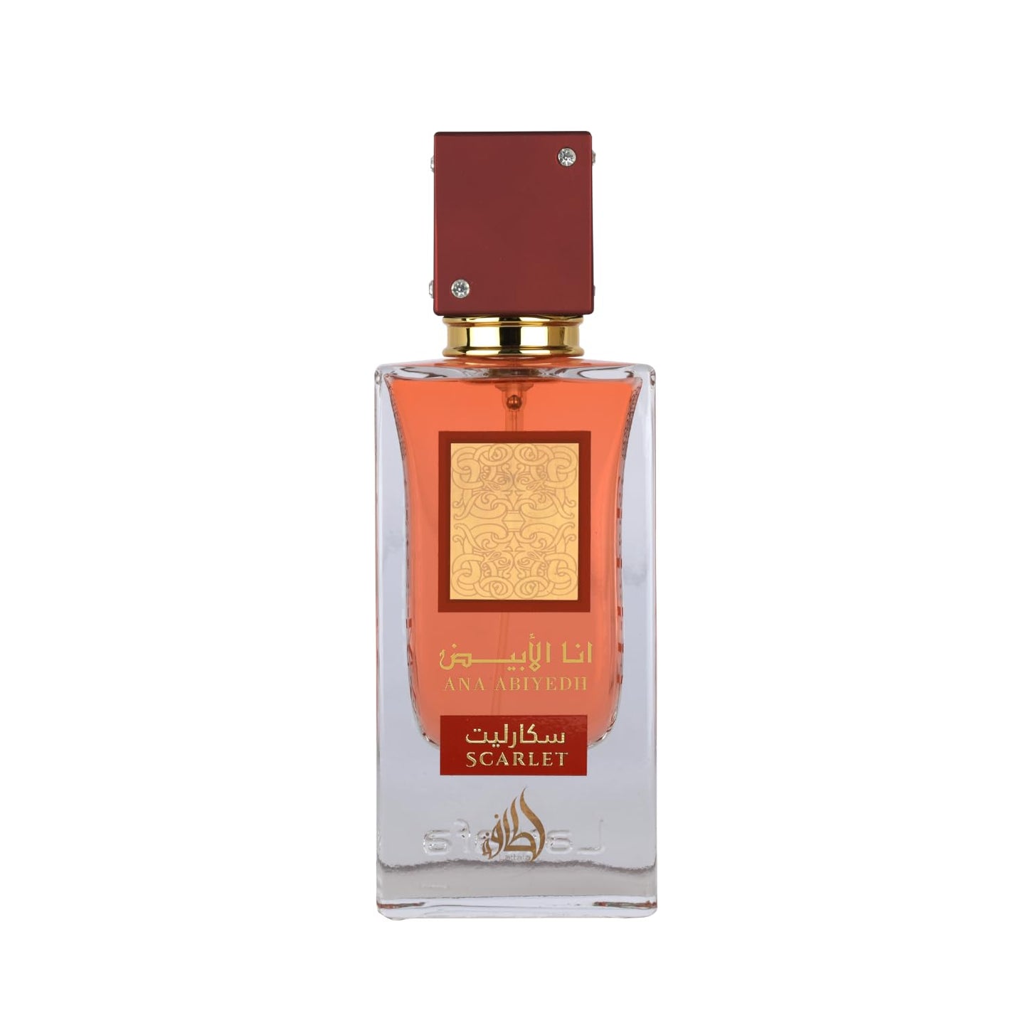 Lattafa Ana Abiyedh Scarlet – Fruity, Floral, Spicy, Sweet – Eau de Parfum Spray Long-Lasting Fragrance for Unisex, 2.0 Ounce / 60 ml