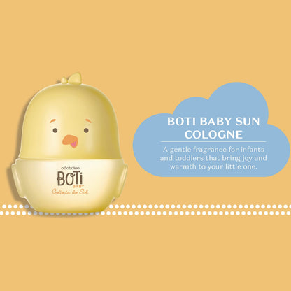 O Boticário Boti Baby Sun Cologne, Relaxing Lavender Baby Perfume Fragrance Spray, 3.3 Ounce