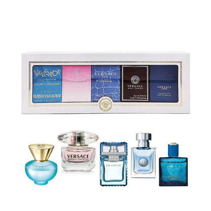 Versace Perfume Collection - Eros, Bright Crystal, Dylan Blue & More 5 Piece Set