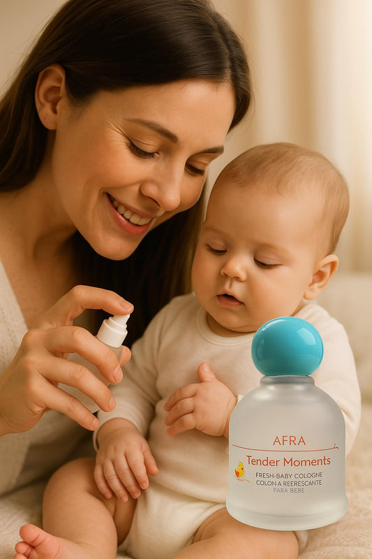 Ioly's Jjafra Tender Moments Baby Cologne for boys, girls Jjafra baby perfume for newborn Alcohol FREE Paraben Colonia para bebe recien nacido kids Perfume para bebe toddler colonia para niños PK 1