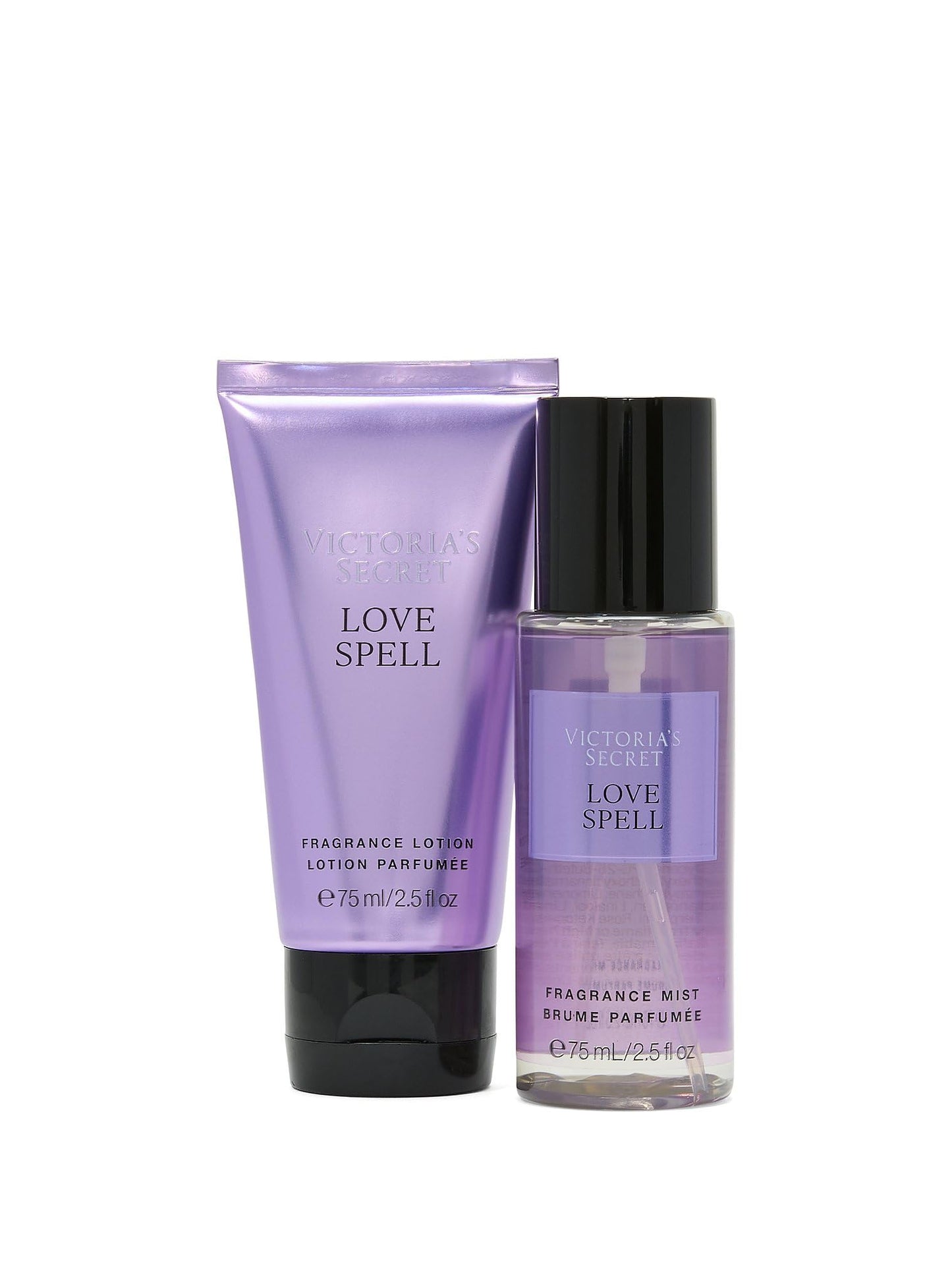 Victoria's Secret Love Spell Mini Fragrance Duo Gift Set, Notes of Cherry Blossom and Fresh Peach