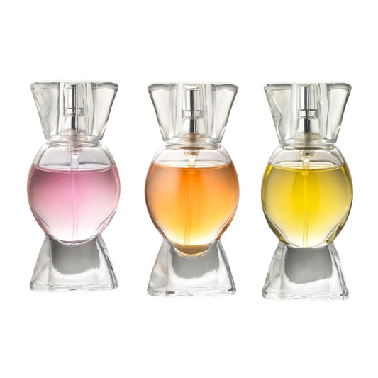 SCENTED THINGS Sweet Crush Perfume Set for Teen Girls, Body Spray Perfume for Kids, Girls 10-12 & Teens, Fashion Collection Girl Gift Set, 3 Candy-Shaped Perfumes