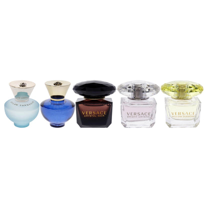 Versace Miniatures Collection by Versace for Women - 5 Pc Mini Gift Set