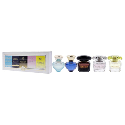 Versace Miniatures Collection by Versace for Women - 5 Pc Mini Gift Set