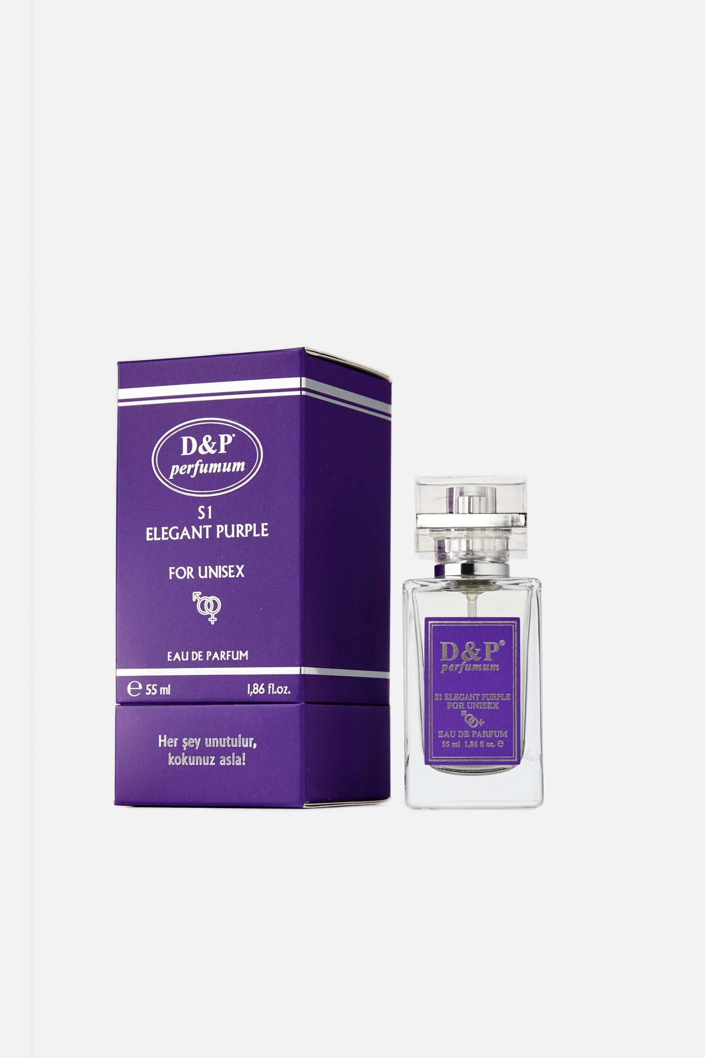 D&P Perfumum S1 Elegant Purple – Orange, Lemon, Bergamot, Amber Fruit Citrus Scents 1.86 Oz (Spray 55ml)- Inspired by Erb.a Pura- Unisex Eau de Parfum - Vegan- Long Lasting Fragrance -Daytime Wear