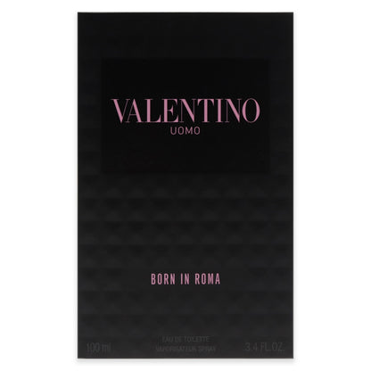 Valentino Uomo Born in Roma for Men 3.4 oz Eau de Toilette Spray