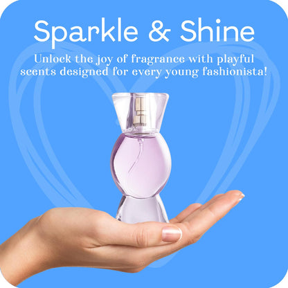 SCENTED THINGS Sweet Crush Perfume Set for Teen Girls, Body Spray Perfume for Kids, Girls 10-12 & Teens, Fashion Collection Girl Gift Set, 3 Candy-Shaped Perfumes