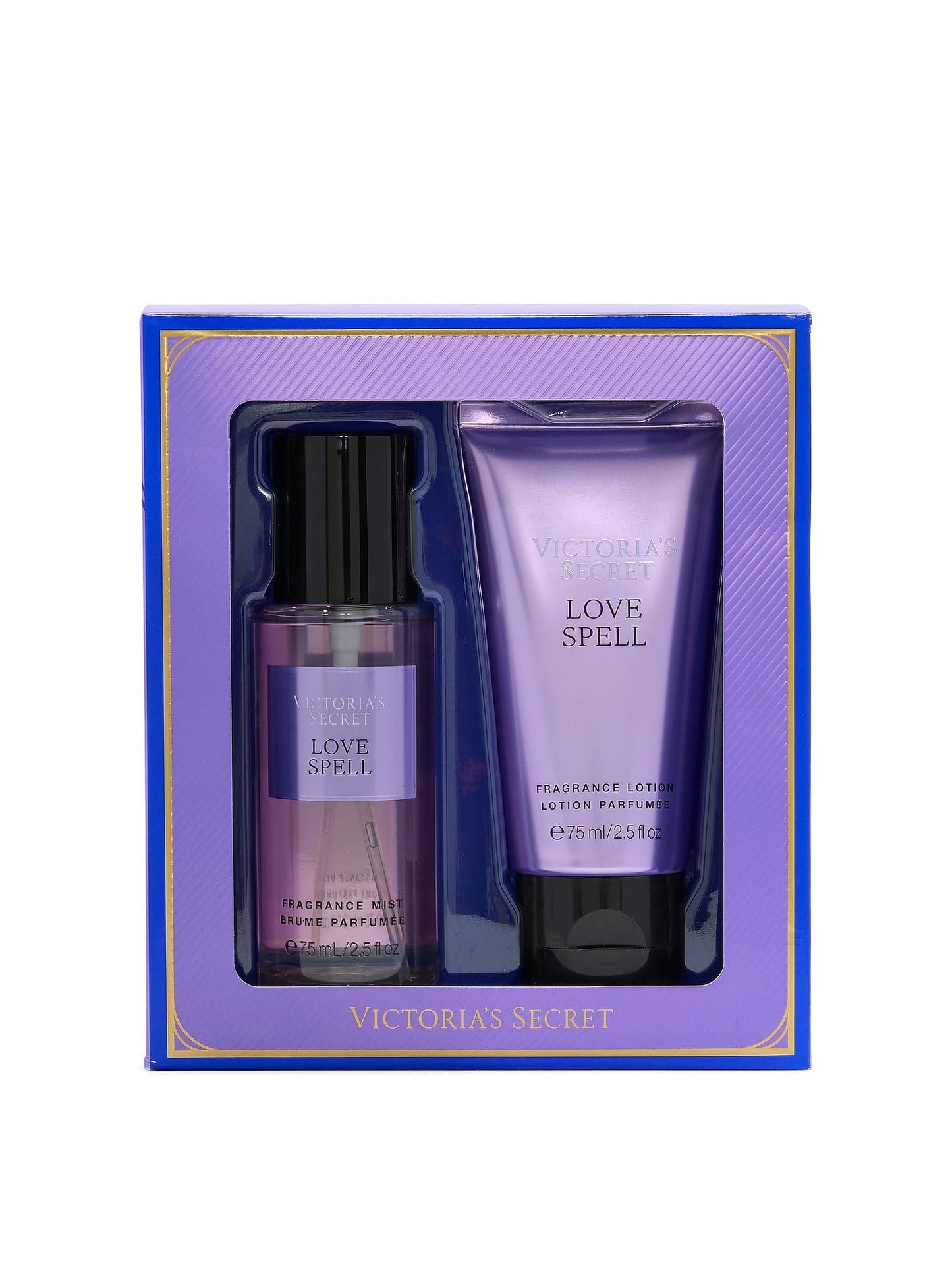 Victoria's Secret Love Spell Mini Fragrance Duo Gift Set, Notes of Cherry Blossom and Fresh Peach