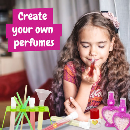 Science4you Super Perfume Making Kit for Kids 8+ Years Old - Make Your Own Perfumes for Girls + 13 DIY Crafts for Kids, Toys, Games and Gifts for Girls Age 8 9 10 11 12+