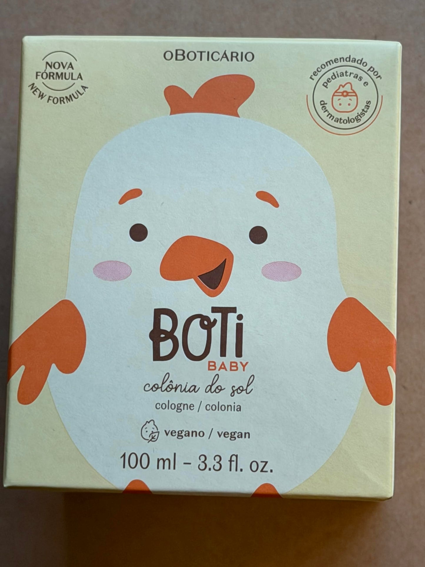 O Boticário Boti Baby Sun Cologne, Relaxing Lavender Baby Perfume Fragrance Spray, 3.3 Ounce