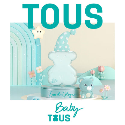 TOUS Baby Cologne for Boys and Girls, Alcohol Free, Gentle Perfume, Safe for Babies. Citrusy Floral Unisex Fragrance, Perfect for Delicate Skin, Ideal Baby Gift, 3.4 fl. oz.