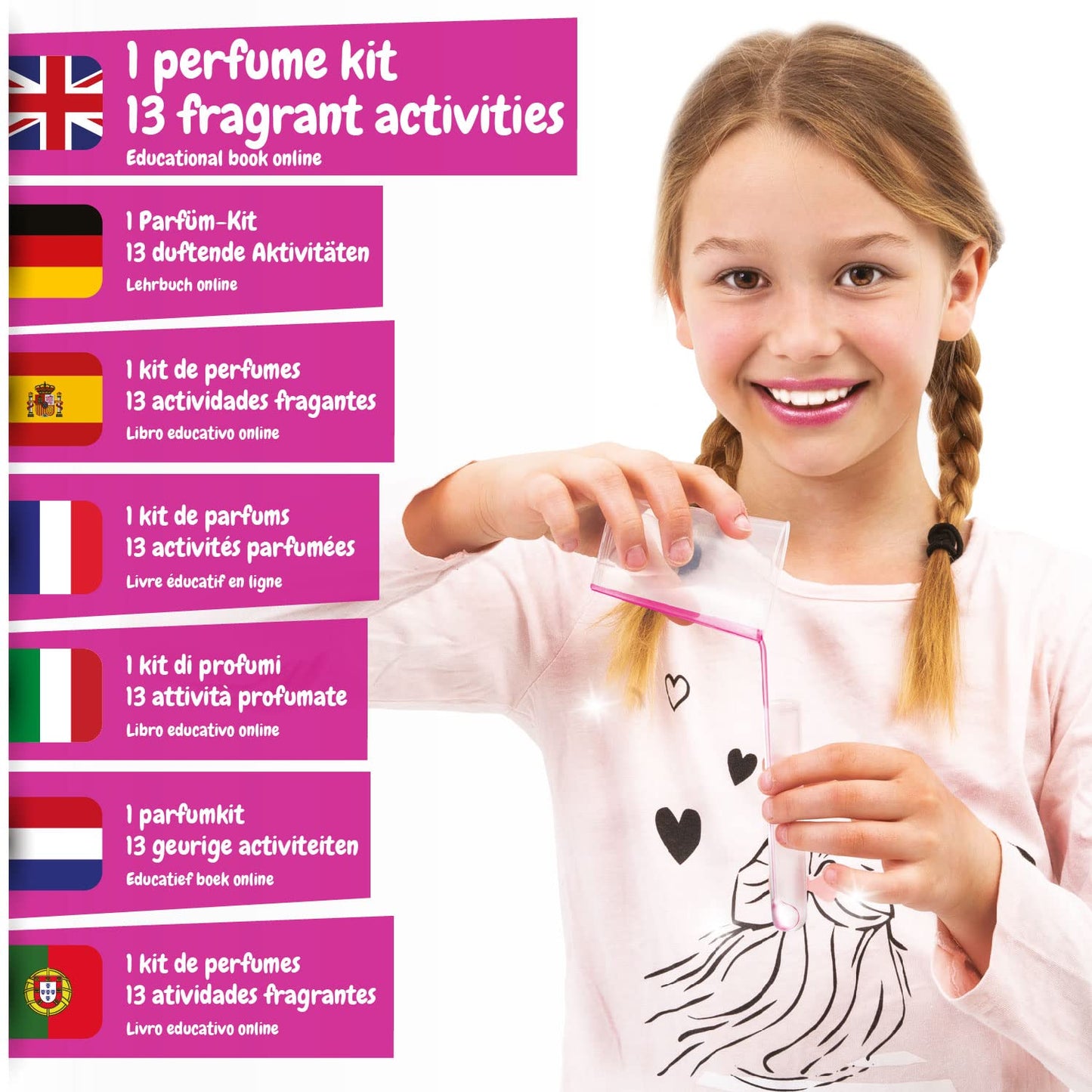 Science4you Super Perfume Making Kit for Kids 8+ Years Old - Make Your Own Perfumes for Girls + 13 DIY Crafts for Kids, Toys, Games and Gifts for Girls Age 8 9 10 11 12+