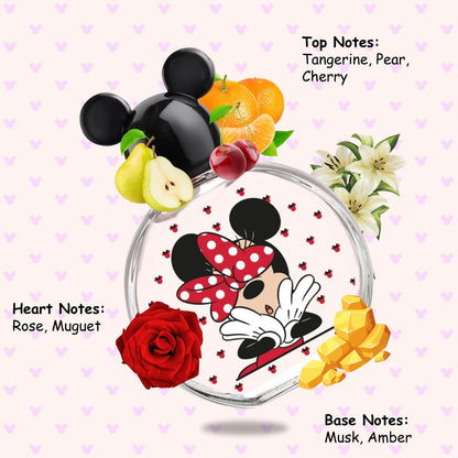 Minnie Mouse, Disney, Fragrance, for Kids, Eau de Toilette, EDT, 3.4oz, 100ml, Perfume, Spray, Made in Spain, by Air Val International