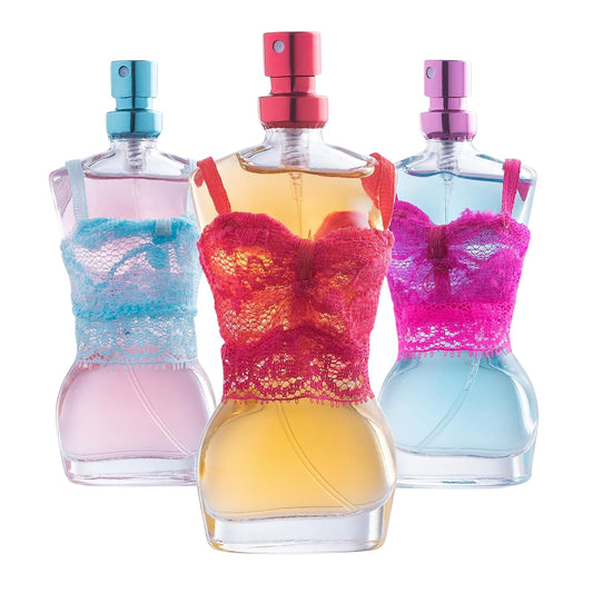 SCENTED THINGS Inspire Teen Perfume Gift Set, Perfume for Kids, Girls 10-12, & Teenage, Teens Body Spray Mist, Girl Fashion Collection 3 Mannequin-Shaped Perfumes Bottles