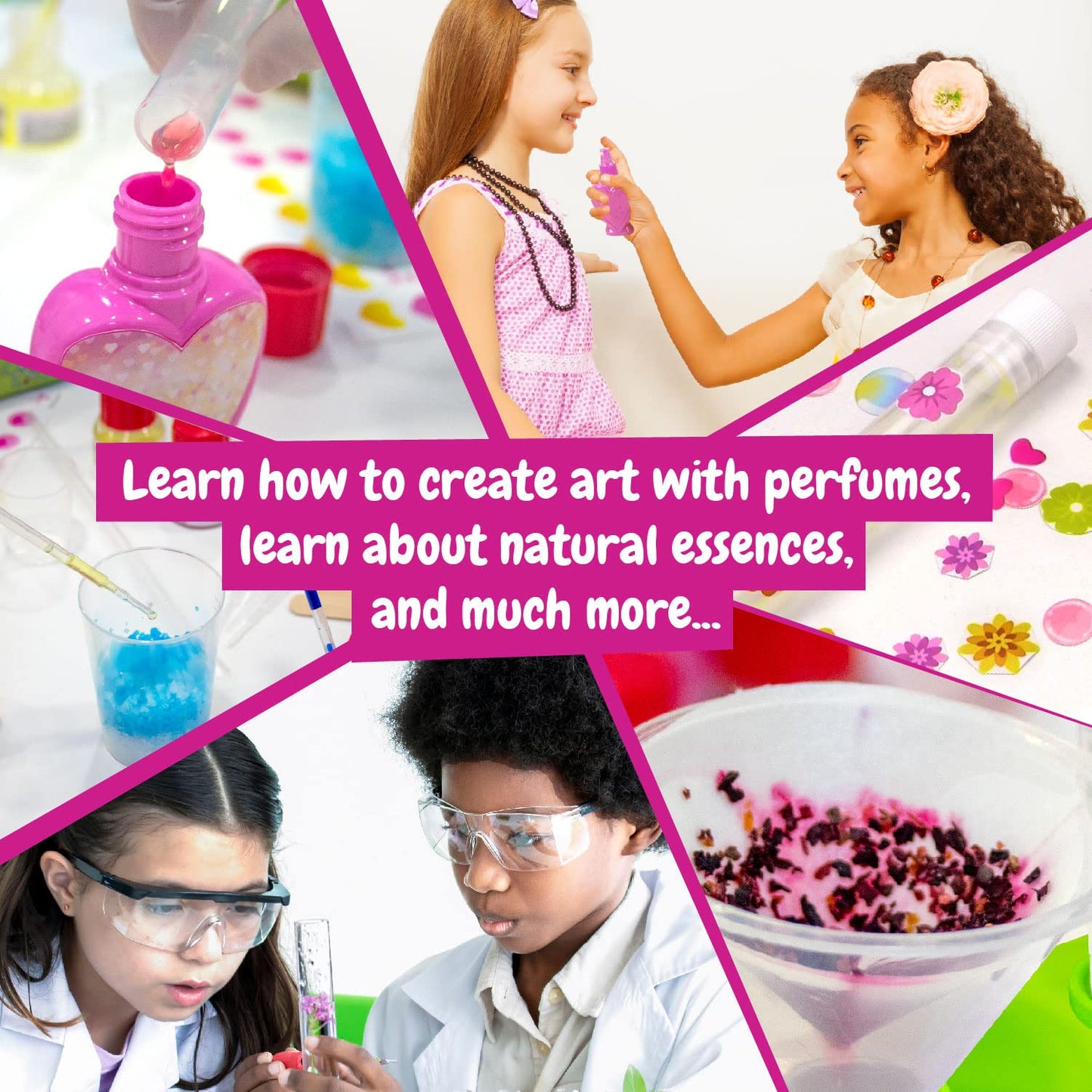 Science4you Super Perfume Making Kit for Kids 8+ Years Old - Make Your Own Perfumes for Girls + 13 DIY Crafts for Kids, Toys, Games and Gifts for Girls Age 8 9 10 11 12+