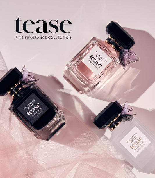 Victoria's Secret Tease 3 Piece Luxe Fragrance Gift Set: 1.7 oz. Eau de Parfum, Travel Lotion & Shimmer Mist