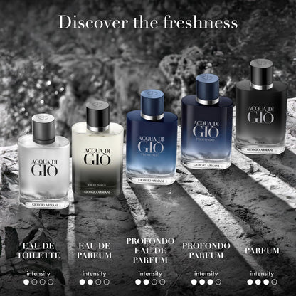 Armani Beauty - Acqua di Giò - Parfum - Cologne for Men - Fresh & Woody Men’s Fragrance - Bergamot, Ginger, Marine, Geranium, Rosemary, Clary Sage, Patchouli, Incense Notes - 1.0 Fl Oz