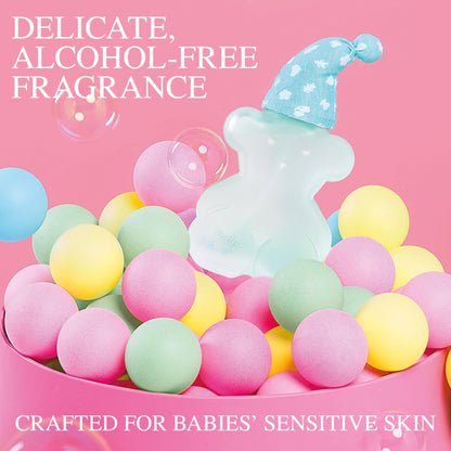 TOUS Baby Cologne for Boys and Girls, Alcohol Free, Gentle Perfume, Safe for Babies. Citrusy Floral Unisex Fragrance, Perfect for Delicate Skin, Ideal Baby Gift, 3.4 fl. oz.