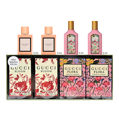 Gucci Perfume for Women Variety Fragrance Travel Splash Gift Set