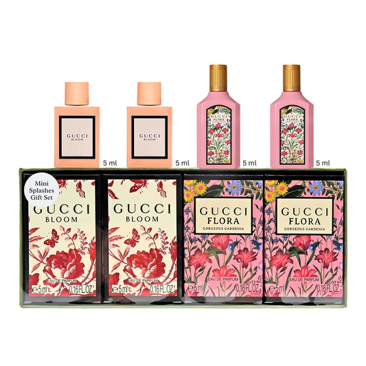 Gucci Perfume for Women Variety Fragrance Travel Splash Gift Set