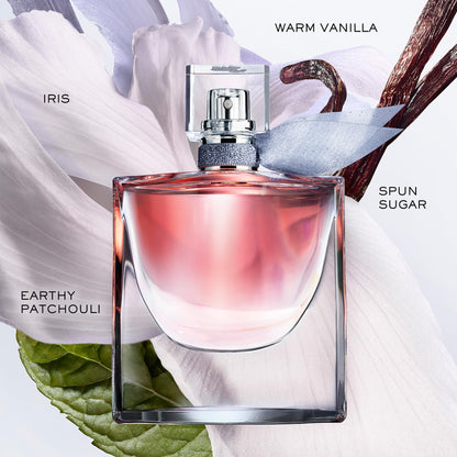 Lancôme La Vie Est Belle Eau de Parfum - Long Lasting Fragrance with Notes of Iris, Earthy Patchouli, Warm Vanilla & Spun Sugar - Floral & Sweet Women's Perfume, 1 Fl Oz