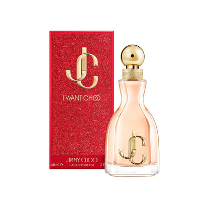 Jimmy Choo - I Want Choo Eau de Parfum - Women's Fragrance - Floral Gourmand Woody - With notes of Mandarine Juice, Red Spider Lily & Vanilla - 2.0 Fl Oz