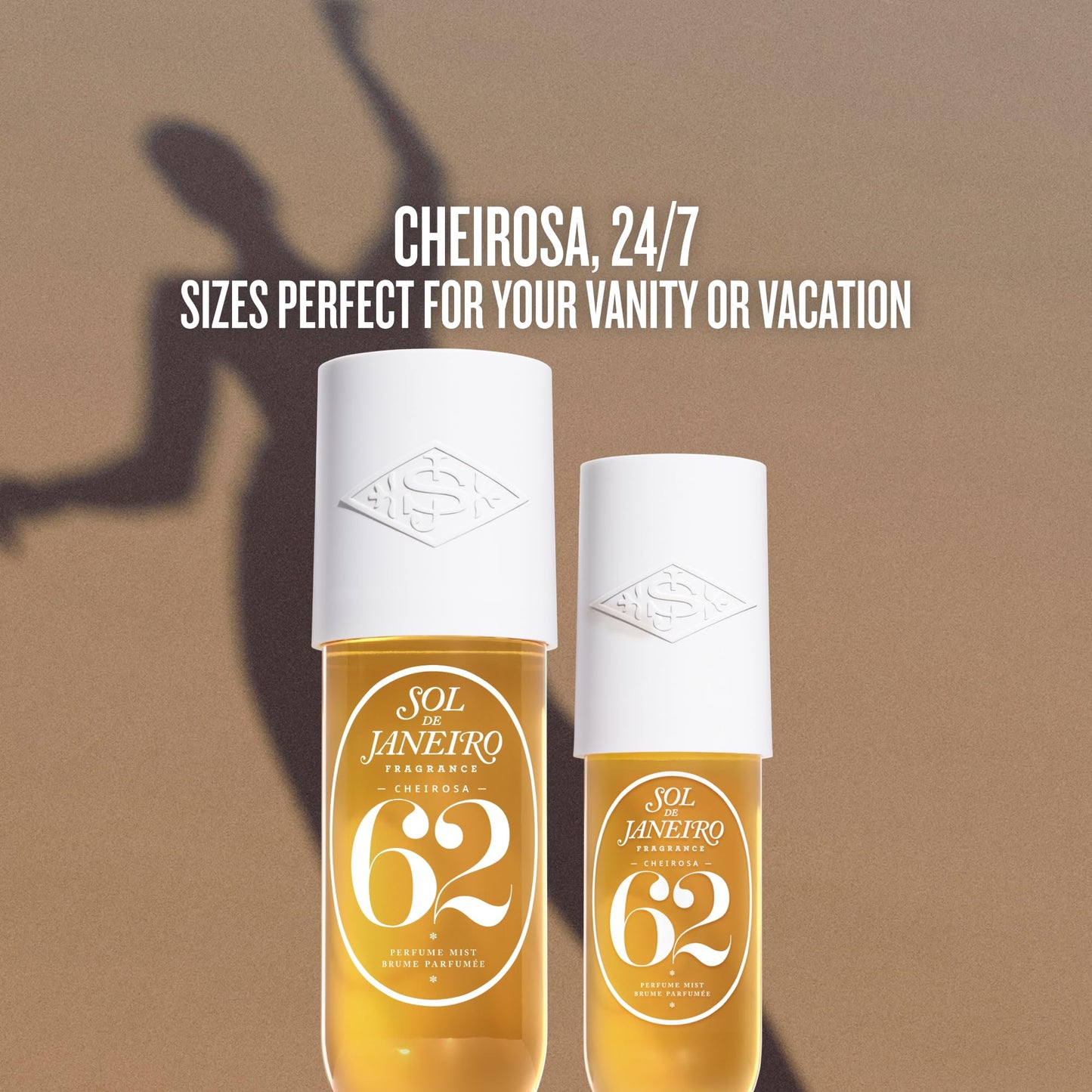 SOL DE JANEIRO Cheirosa 62 Hair & Body Fragrance Mist Travel Size 90mL/3.0 fl oz.