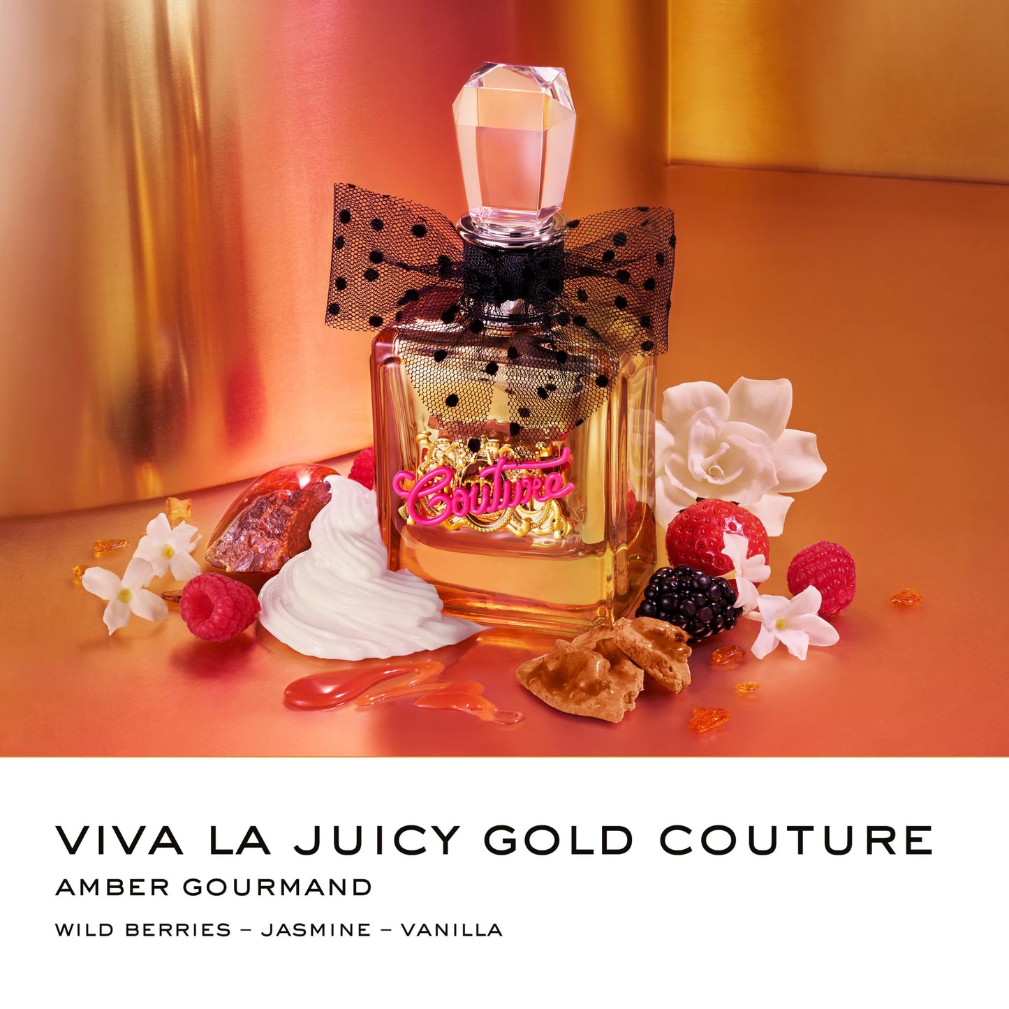 Juicy Couture Viva La Juicy and Viva La Juicy Gold Couture 2-Piece Mini Fragrance Gift Set, Travel Size Perfumes for Women, Amber Gourmand EDP Spray, 0.17 fl oz