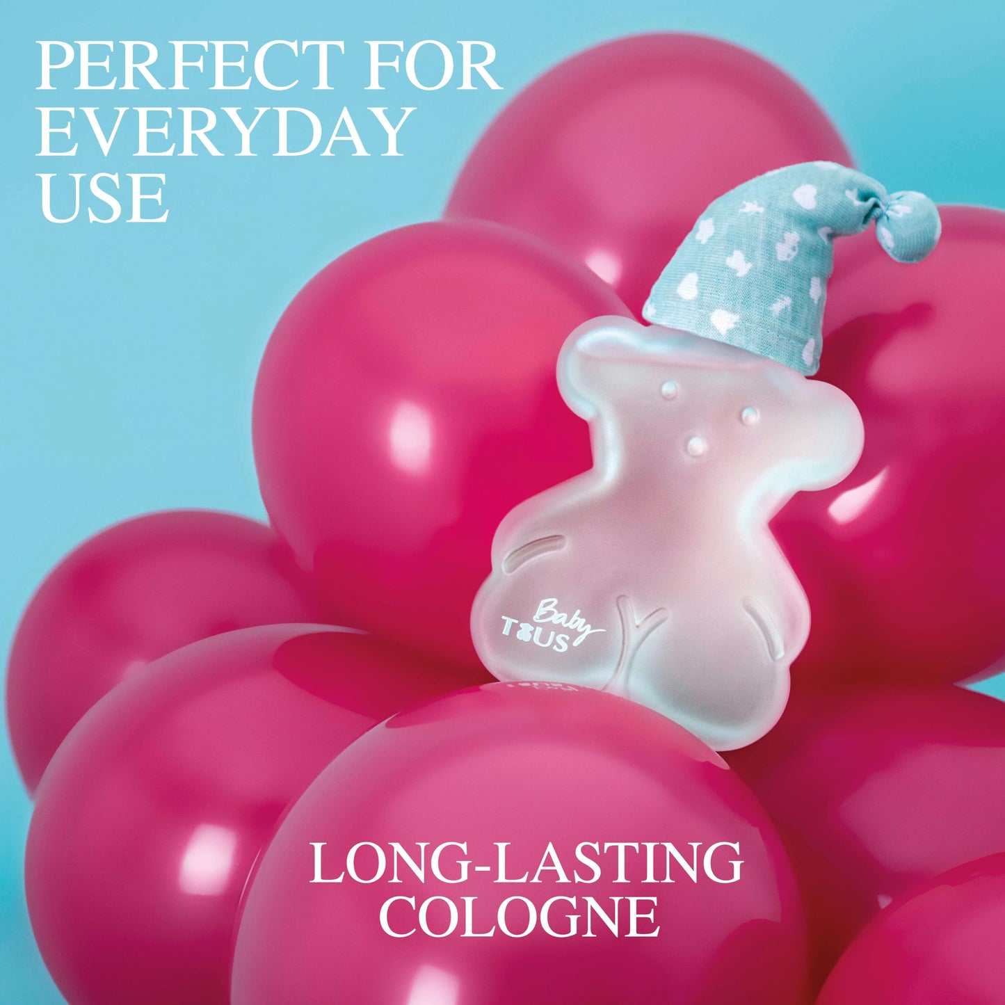 TOUS Baby Cologne for Boys and Girls, Alcohol Free, Gentle Perfume, Safe for Babies. Citrusy Floral Unisex Fragrance, Perfect for Delicate Skin, Ideal Baby Gift, 3.4 fl. oz.