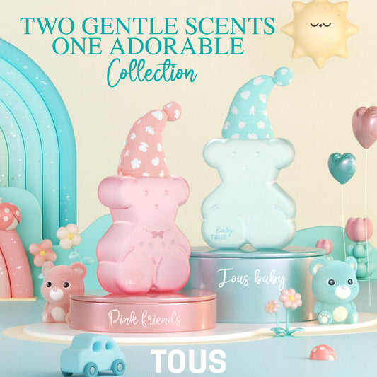 TOUS Baby Cologne for Boys and Girls, Alcohol Free, Gentle Perfume, Safe for Babies. Citrusy Floral Unisex Fragrance, Perfect for Delicate Skin, Ideal Baby Gift, 3.4 fl. oz.